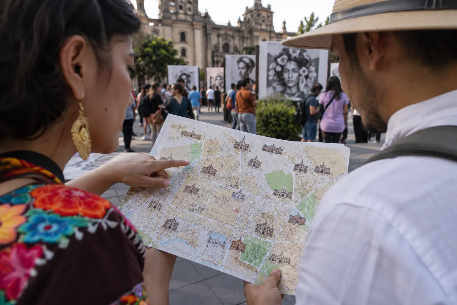 Personas reunidas en una actividad cultural